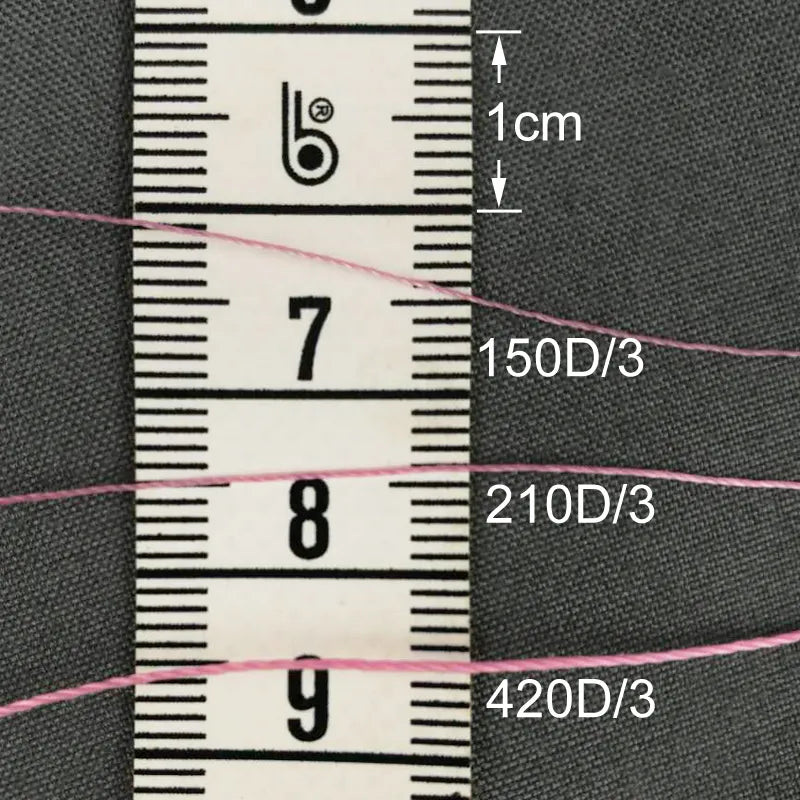 Sanbest High Tenacity Polyester Sewing Thread 150D/3 210D/3 420D/3 High Durable for Jeans Canvas Leather Sofa Footwear TH00056