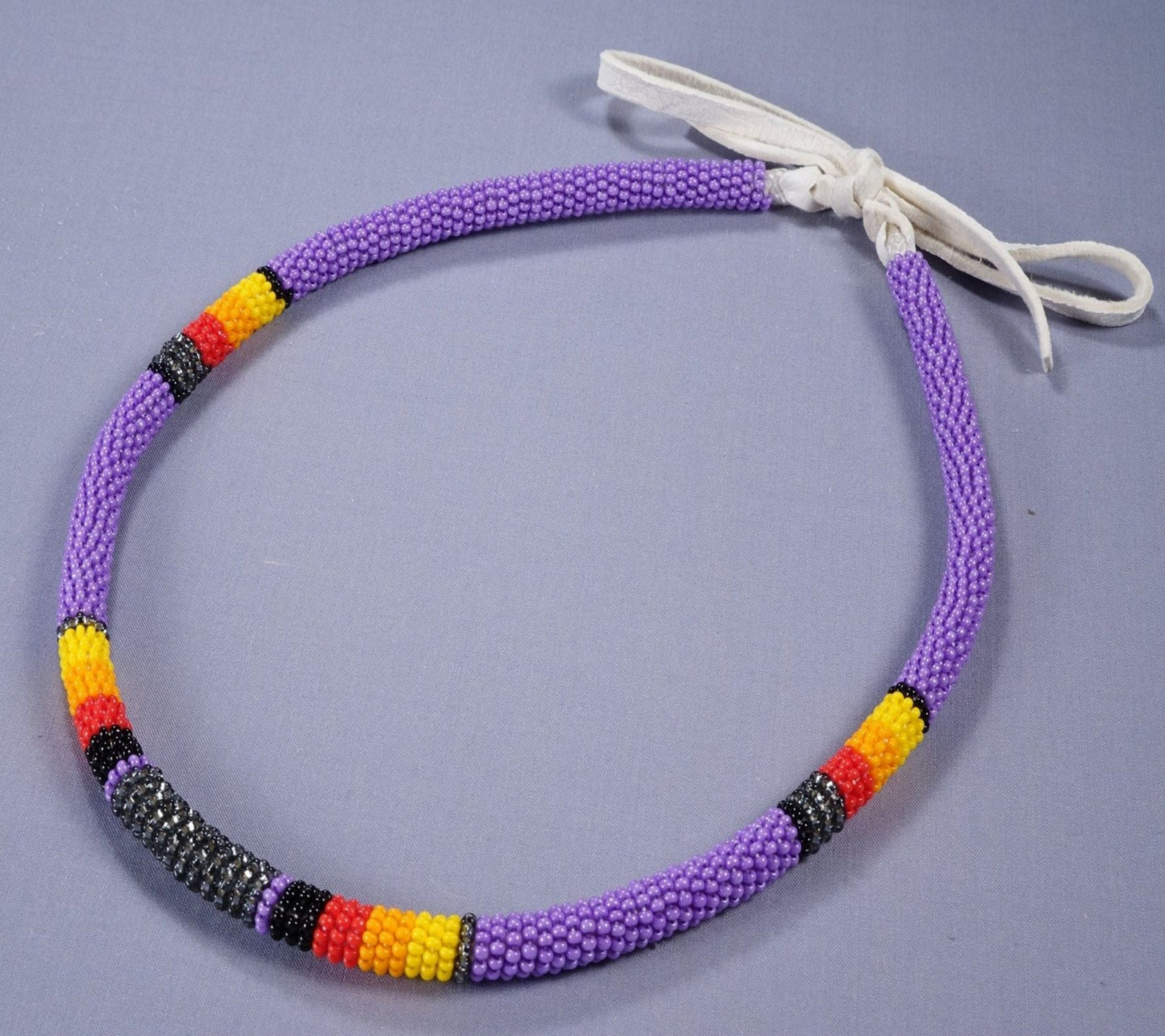 Beaded Choker Necklace 17 inch - Live Auction