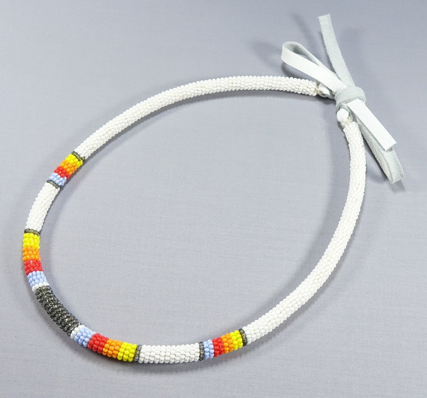 Beaded Choker Necklace 17 inch - Live Auction