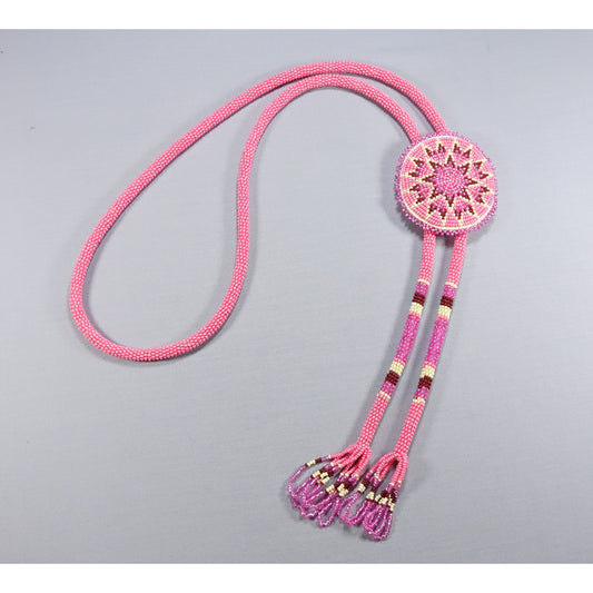 48 tums beaded Bolo Tie