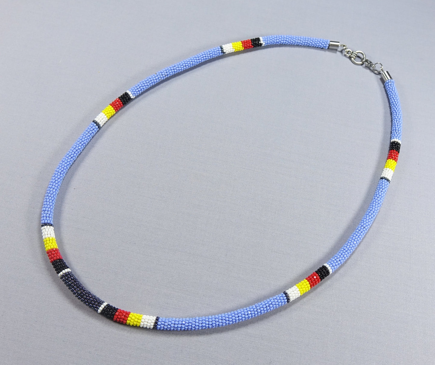 Beaded Choker Necklace 23 inch