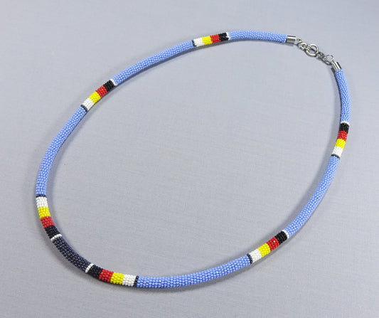 Beaded Choker Necklace 23 inch