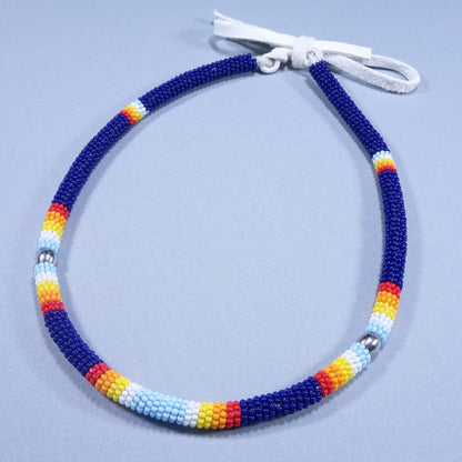 Beaded Choker Necklace 17 inch