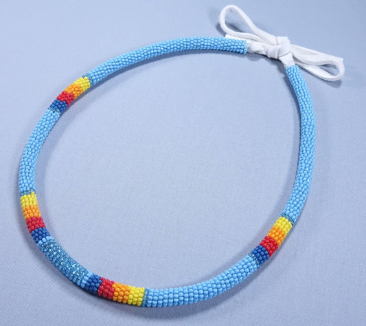 Beaded Choker Necklace 17 inch - Live Auction