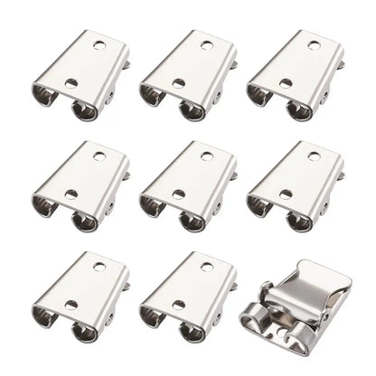 10pc Bolo Tie Slider Clasp Iron Platinum 24x19x7.5mm 30x25x9mm For Bolo Tie Making Bracelet Link Making Accessories