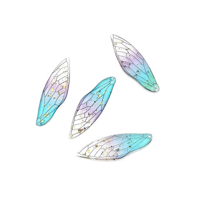 Two Gradient Color Resin Butterfly Wing