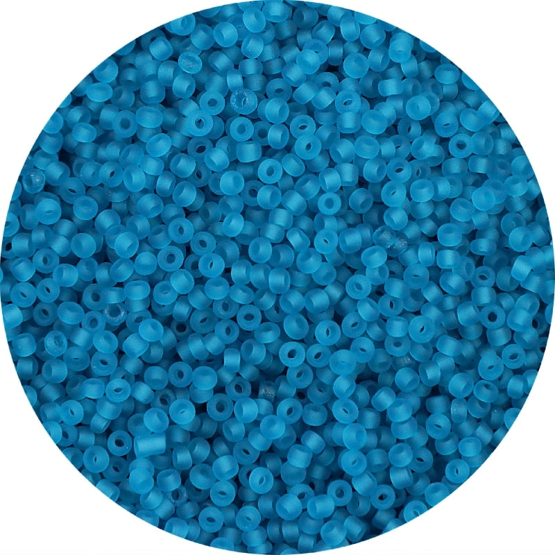 11/0 Matte Transparent Seed Beads 10grams