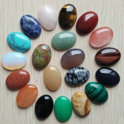 20pcs 18x25mm mixed Oval CABOCHON