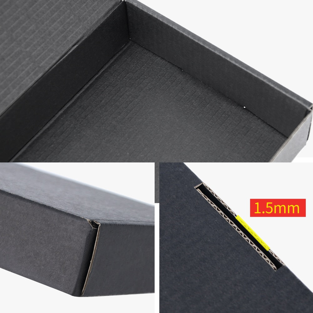5psc/10pcs Small Gifts Packaging Box Black