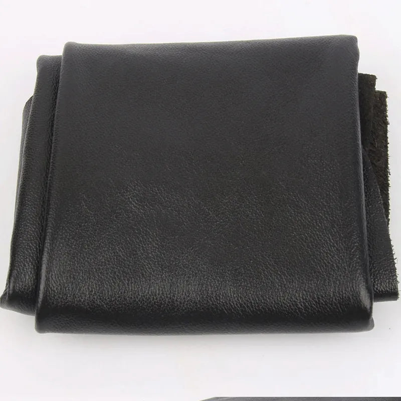 black real grain Cowhide leather quality A grade genuine leather soft Cow Calf skin leather whole spelt for gloves clothing