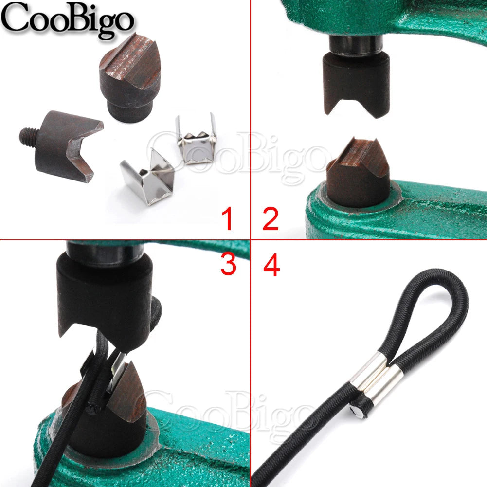 Installing Machine Pressing Fastener Die Mold Tool for Fixing Cord Rope Fastener Crimp Snap Button Shoes Eyelet Garment Rivet