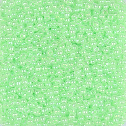 11/0 Czech Glass Seed Beads Fluorescent & Pearly Boxed Beads 35grams