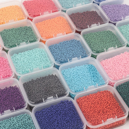 11/0 Czech Glass Seed Beads Opaque Boxed Beads 35grams