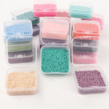 11/0 Czech Glass Seed Beads Opaque Boxed Beads 35grams