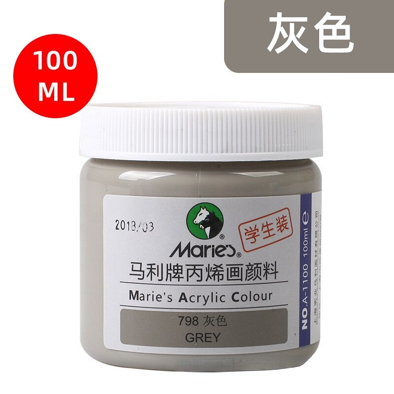 100ml Multi-color Acrylic Paint Non-toxic Waterproof