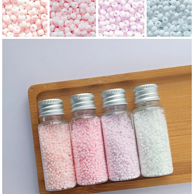 Set 20g 2mm/Tube Yuxing Japan Glass beads 11/0 Wear Resistant Opaque Round Spacer for DIY Jewelry Making Sewing Material