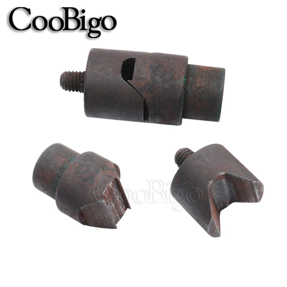 Metal Mold Installing Tool for Fixing Cord Rope Fastener Crimp Stopper Iron Sleeves Instrument Kits 1 Set
