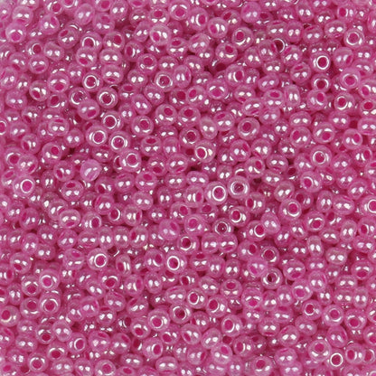 11/0 Czech Glass Seed Beads Fluorescent & Pearly Boxed Beads 35grams