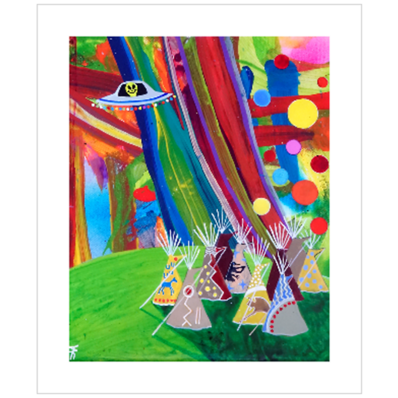 Sleep Lakota, Dream Lakota - Fine Art Print 8" x 10"